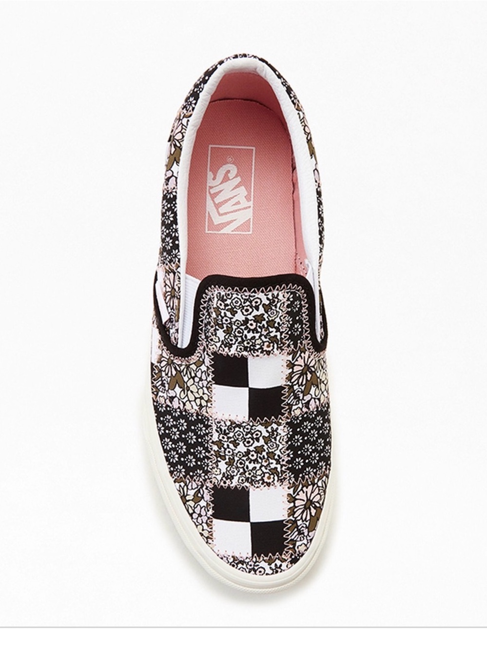 Vans Patchwork Classic Slip-On Shoes - Picture 3 of 11